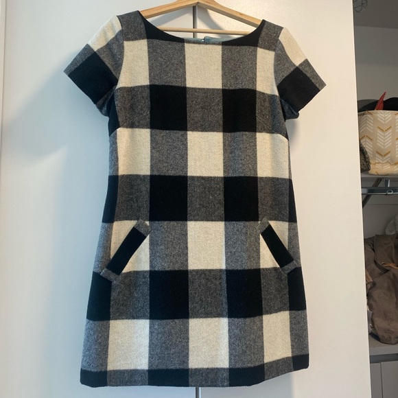 Nokomis Wool Plaid Shift Dress - Picture 9 of 12